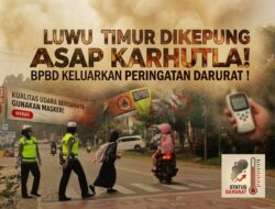 Luwu Timur Dikepung Asap Karhutla, BPBD Keluarkan Peringatan Darurat