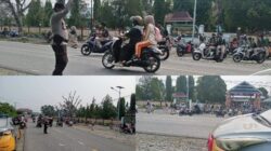 Ciptakan Rasa Aman Saat Pulang Sekolah, Polsek Wotu Gelar Commander Wish di Depan SMAN 2 Luwu Timur
