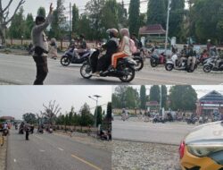 Ciptakan Rasa Aman Saat Pulang Sekolah, Polsek Wotu Gelar Commander Wish di Depan SMAN 2 Luwu Timur
