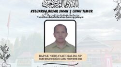 Kabar Duka, Guru Biologi SMAN 2 Luwu Timur Nurjayadi Salim Wafat di RSUD I Lagaligo