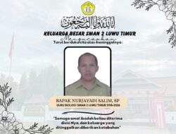 Kabar Duka, Guru Biologi SMAN 2 Luwu Timur Nurjayadi Salim Wafat di RSUD I Lagaligo
