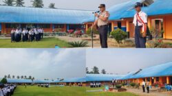 Jaga Generasi Muda dari Narkoba dan Dorong Motivasi Belajar, AKP Simon Siltu Pimpin Upacara di SMPN 4 Wotu