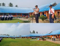 Jaga Generasi Muda dari Narkoba dan Dorong Motivasi Belajar, AKP Simon Siltu Pimpin Upacara di SMPN 4 Wotu
