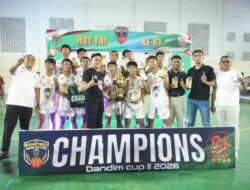 Dandim Cup II Basketball 2026 Berakhir, SMP 1 Malili dan SMAN 2 Lutim Jadi Juara