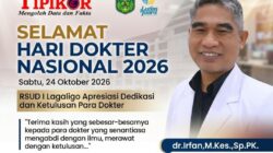 Peringati Hari Dokter Nasional 2026, RSUD I Lagaligo Apresiasi Dedikasi dan Ketulusan Para Dokter