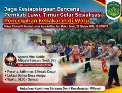 Jaga Kesiapsiagaan Bencana, Pemkab Luwu Timur Bakal Gelar Sosialisasi Pencegahan Kebakaran di Wotu