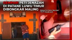 Niat Curi Harta Benda, Sejumlah Peti Jenazah di Patane Towuti Luwu Timur Diduga Dibongkar Maling
