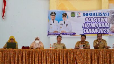 Perluas Akses Informasi, Pemkab Lutim Mulai Sosialisasikan Beasiswa Lutim Juara 2026